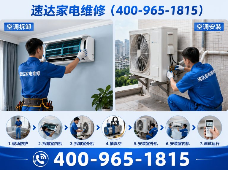 自贡空调拆装展示图